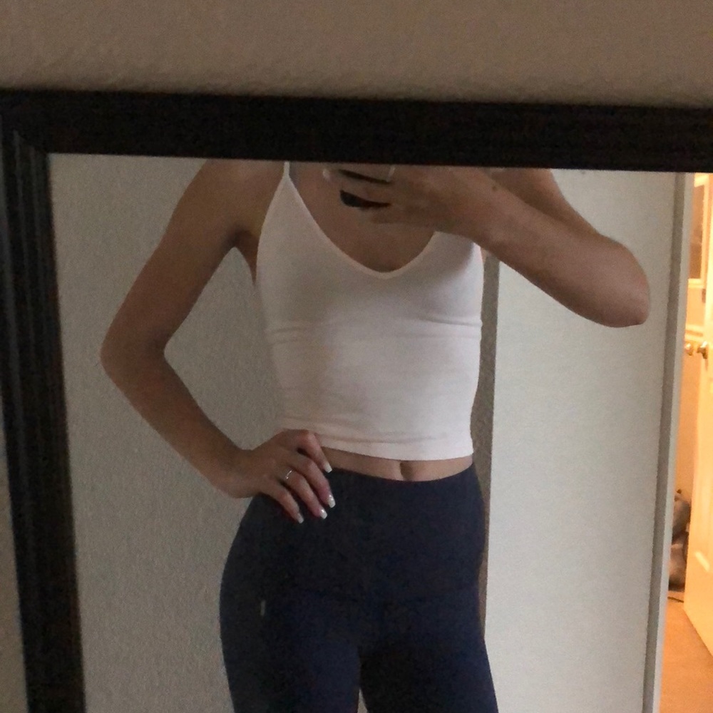 light pink brandy crop top